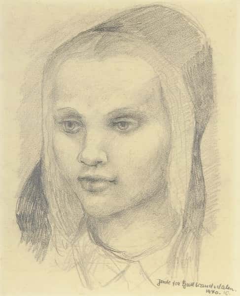 Jente fra Gudbrandsdalen av Hannes Derlick