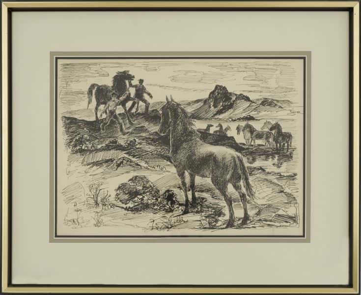 Hingsten kommer av Hannes Derlick